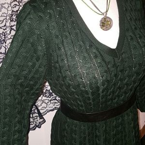 Beautifully designed sweater dress